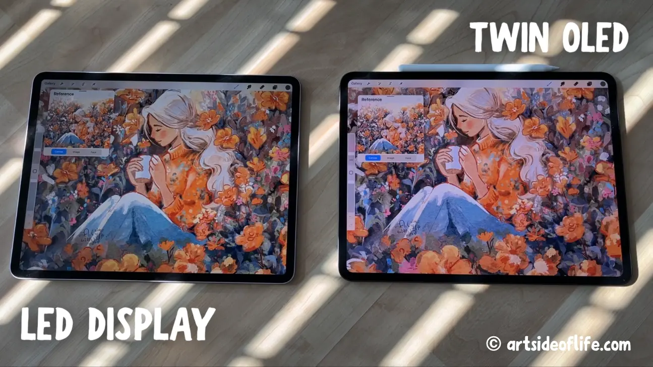 Photo: iPad Air 13 vs iPad Pro 13 nano Display - ©Art Side of Life