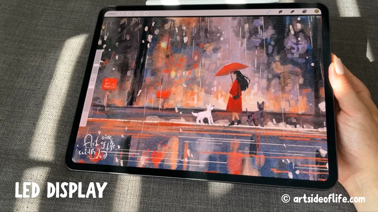 Photo: iPad Air 13 M2 with LED display - ©Art Side of Life