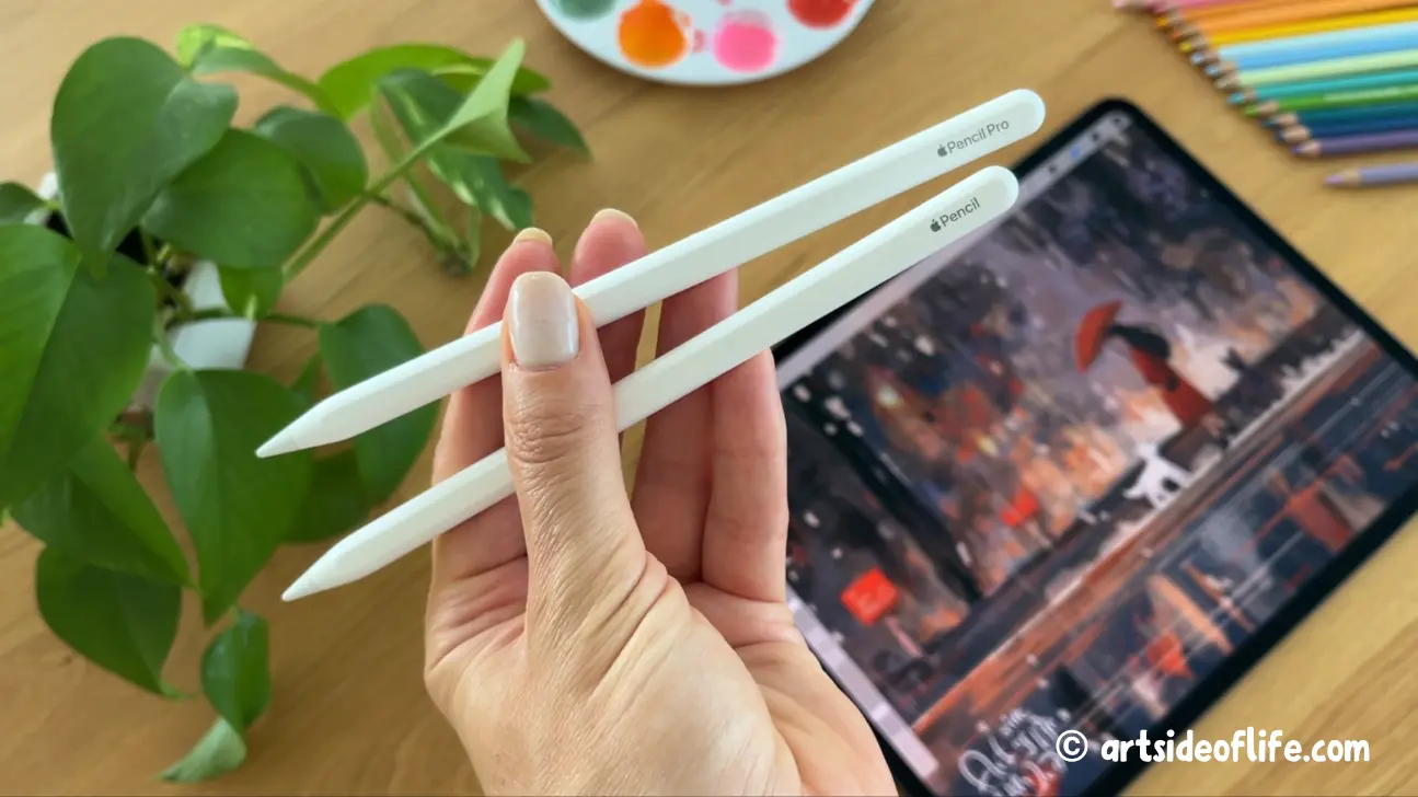 Photo: Apple Pencil Pro vs Apple Pencil 2 - ©Art Side of Life