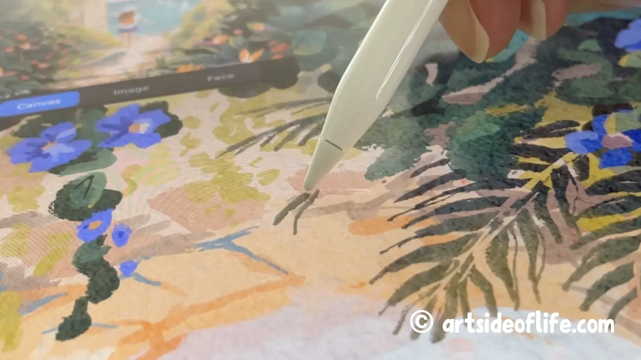 Photo: Screen on iPad 11 is not laminated creating this tiny gap - ©Art Side of Life